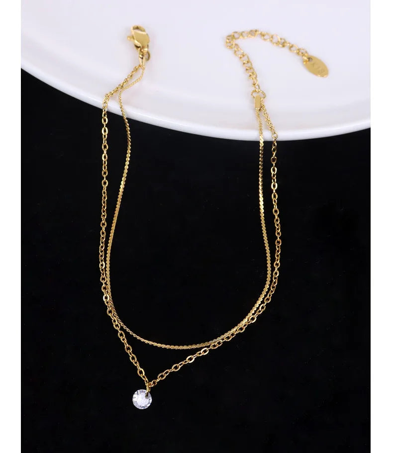 Anklets For Women Stainless Steel 18K Gold Plated High Quality No Tarnish Women's Ankle Bracelets Foot Chains Luxury Ankle Strap