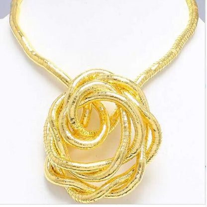 Bendable Snake Necklace Bendable Gold Silver Necklace Flexible Bracelet Twistable Choker for Women Girls Jewelry Accessories