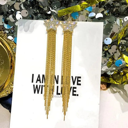 2023 New Fashion Trend Unique Design Elegant Delicate Zircon Water Drop Earrings Women Jewelry Party Premium Gift Wholesale
