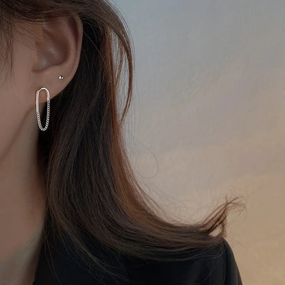New Fashion Trend Unique Design Elegant Delicate Long Snake Bone Chain Tassel Earrings Women Jewelry Wedding Party Premium Gifts