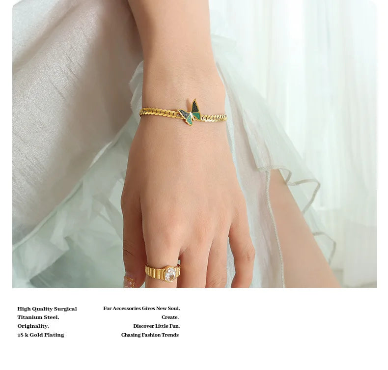 Anklets For Women Stainless Steel 18K Gold Plated High Quality No Tarnish Women's Ankle Bracelets Foot Chains Luxury Ankle Strap