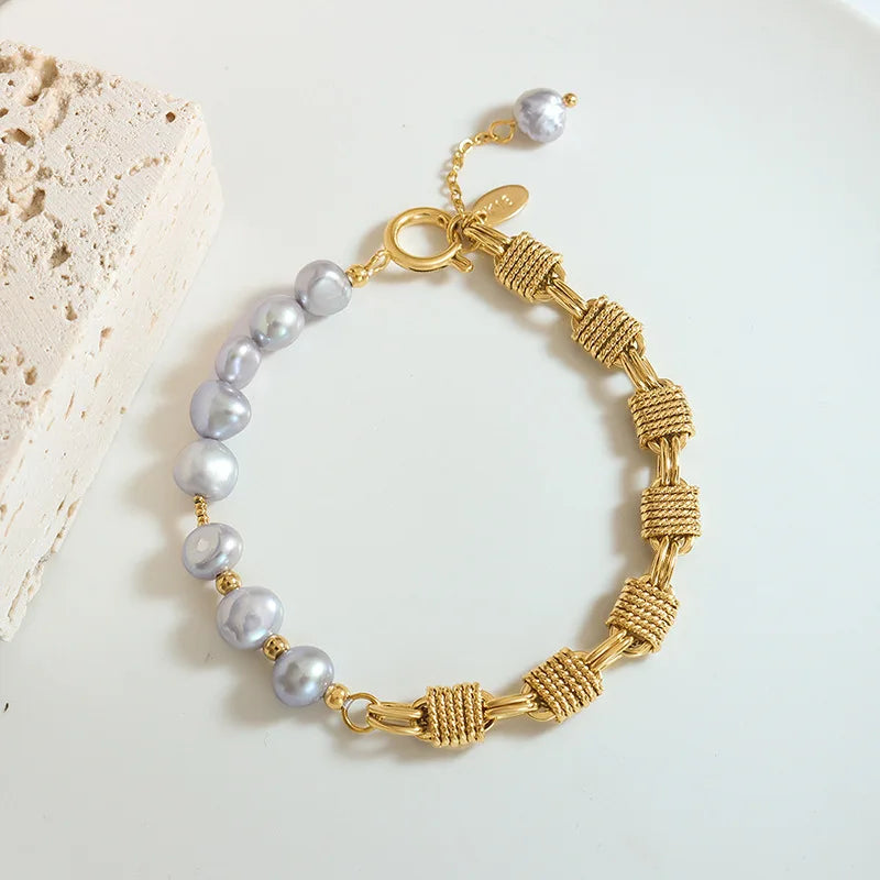 Hip Hop Bracelet Advanced European and American Ins Style Bracelet Stainless Steel Versatile Bracelet Fashion Handwear