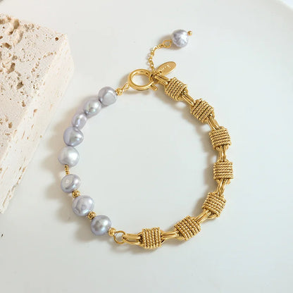 Hip Hop Bracelet Advanced European and American Ins Style Bracelet Stainless Steel Versatile Bracelet Fashion Handwear