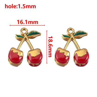 Stainless Steel Pendants Collection Cute Marine Style Pendants Various Earring Components DIY Necklace Jewelry Accessories