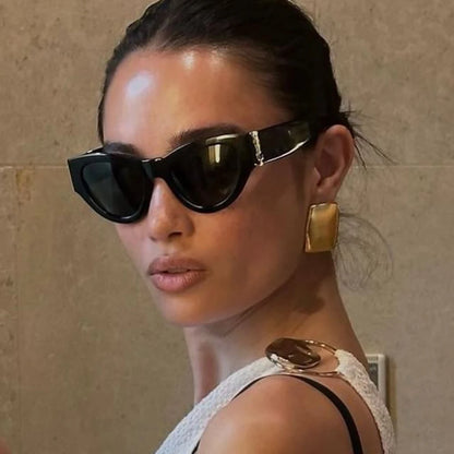 Uworld Fashion Trendy Stainless Steel Gold Color Textured Earrings Prevent Allergy 18K Gold PVD Plated Versatile Daily Jewelry