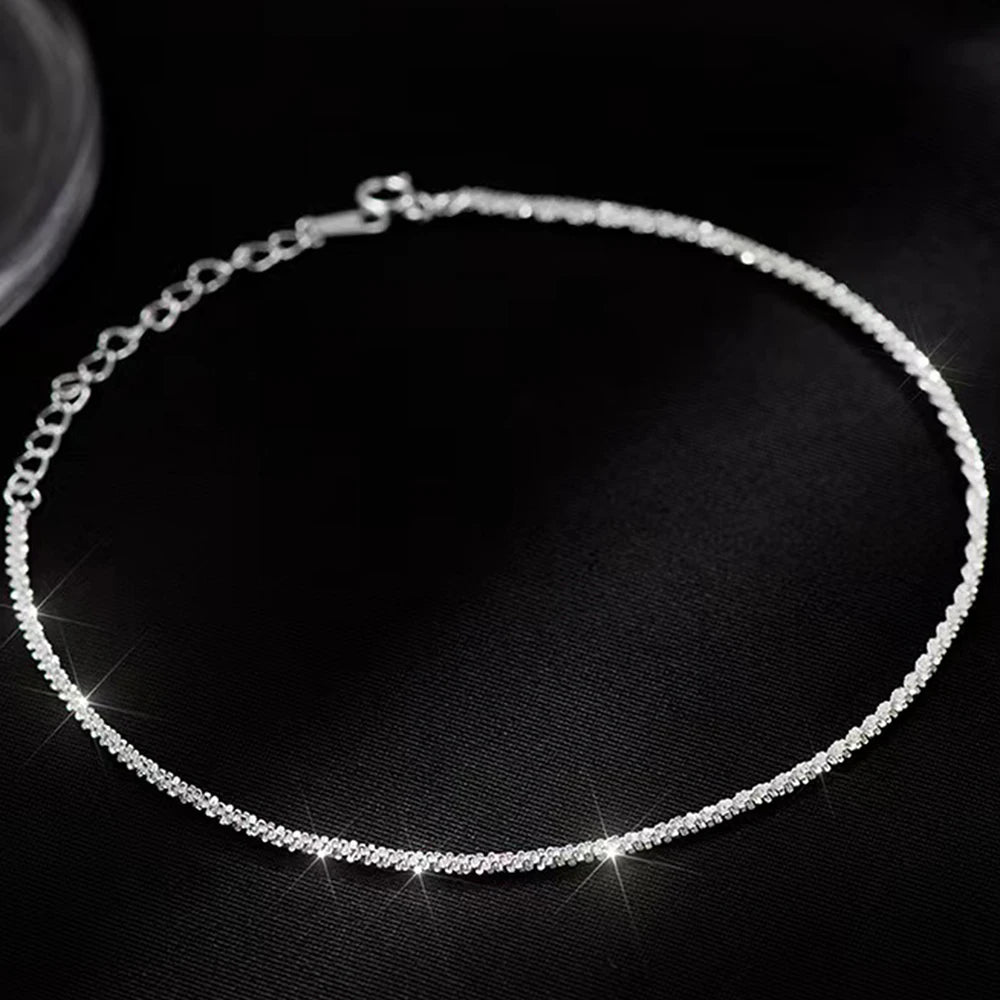 Stainless Steel Anklets Simple and exquisite Elegant chain design Fashion Anklets For Women Jewelry Party Gift Recommendations
