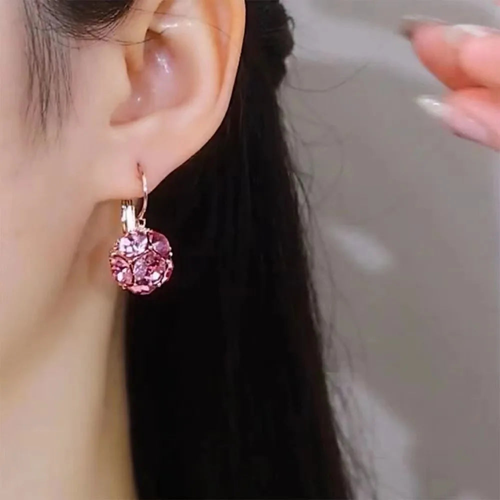 2023 New Fashion Trend Unique Design Elegant Delicate Zircon Water Drop Earrings Women Jewelry Party Premium Gift Wholesale