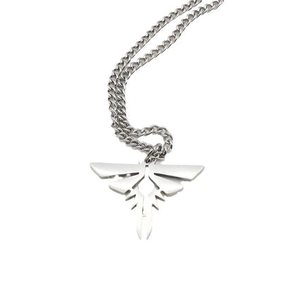 The Last Series of Us Necklace 2024 New Fashion Simple  Stainless Steel Pendant Chain Game Peripherals Trend Jewelry Best Gift