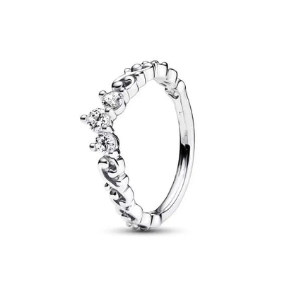 European Ring Rings 925 Sterling Silver Heart Bow Round Size 6789 For Women Men Jewelry Party Fashion Wedding