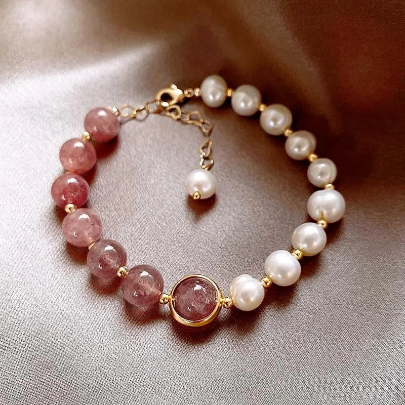 Natural Freshwater Pearl Bracelets Cuff Bangles Wrap Beads Bracelet Jewerly Fashion Accessories for Women