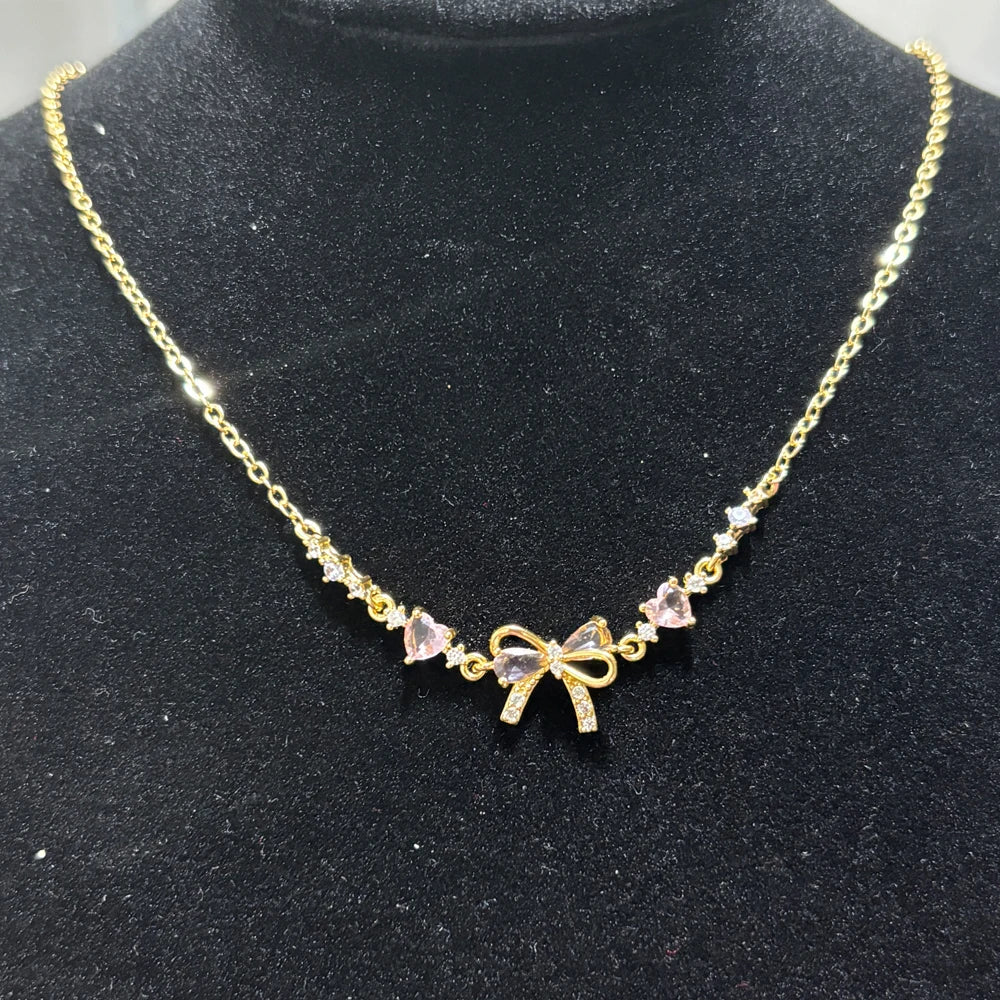Instagram Style Cute and Sweet Bracelet Love Zircon Butterfly Festival Bracelet Women's Valentine's Day Gift Jewelry