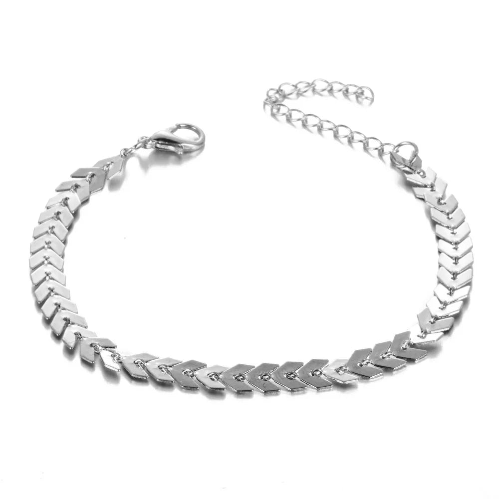 Summer Fashion Leaf Chain Anklet for Women Girls Beach Sexy Leg Barefoot Sandals Foot Anklets Bracelet Accessorie Jewelry Gift