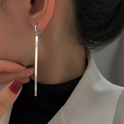New Fashion Trend Unique Design Elegant Delicate Long Snake Bone Chain Tassel Earrings Women Jewelry Wedding Party Premium Gifts
