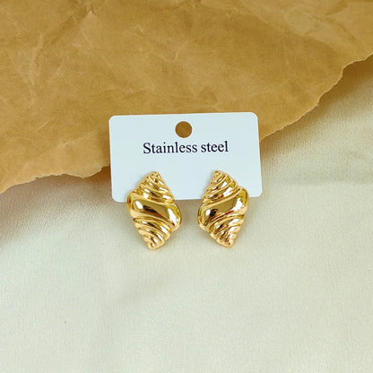 Stainless Steel Vintage Summer Starfish Stud Earrings For Women Simple fashion Star Shell Earrings Stud Ocean Party Jewelry Gift