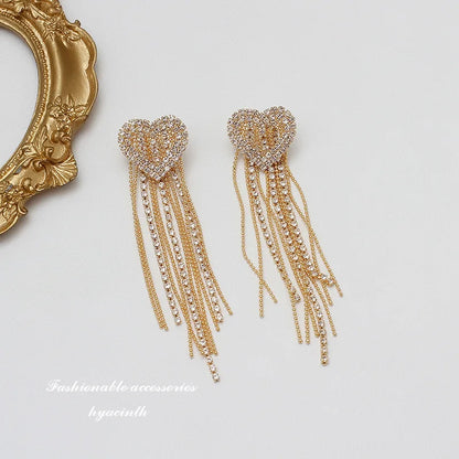 2023 New Fashion Trend Unique Design Elegant Delicate Zircon Water Drop Earrings Women Jewelry Party Premium Gift Wholesale