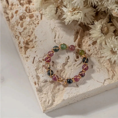 Shell Opal Stone Cuff Rings For Women Girl 2024 New Trend Fashion Personalized Vintage Jewelry Ladies Gifts Party anillos mujer