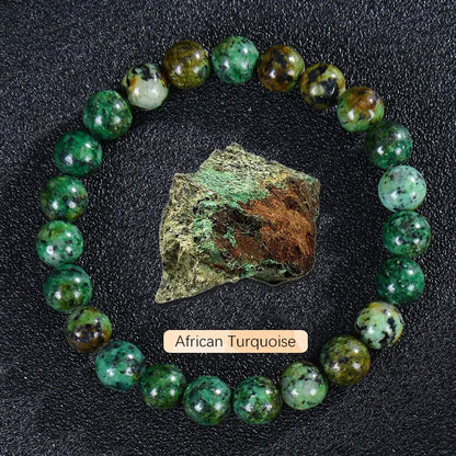 Original stone bracelet for women men trendy Blue Apatite beaded gemstone bracelets boss day scene employee appreciation gifts