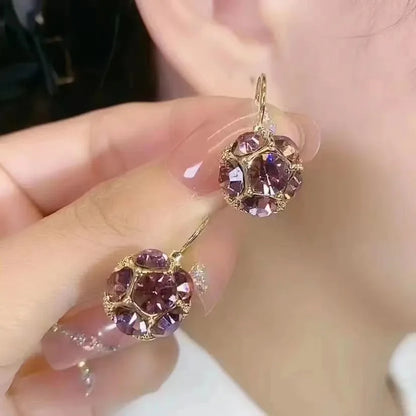 2023 New Fashion Trend Unique Design Elegant Delicate Zircon Water Drop Earrings Women Jewelry Party Premium Gift Wholesale
