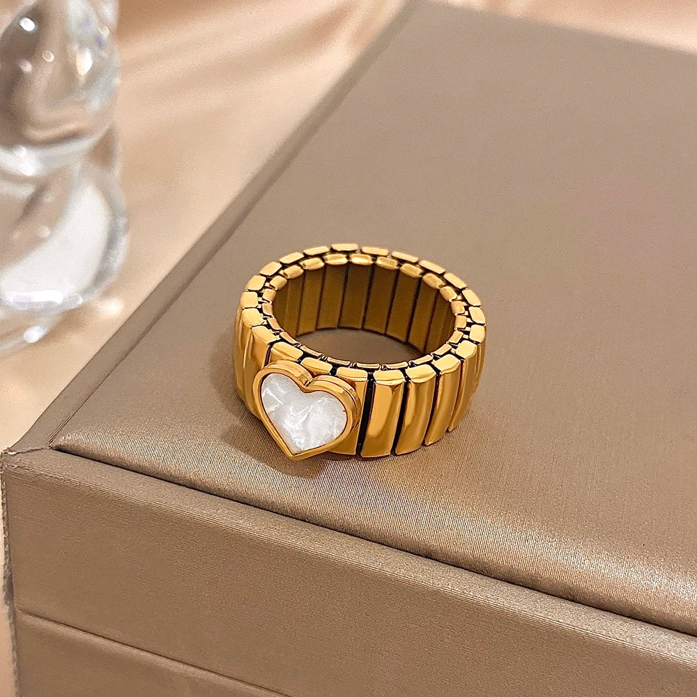 Greatera Elastic Love Ring Bangle For Women Men Fashion Multiple Stainless Steel Star Pattern Charm Watch Strap Bracelet Jewelry