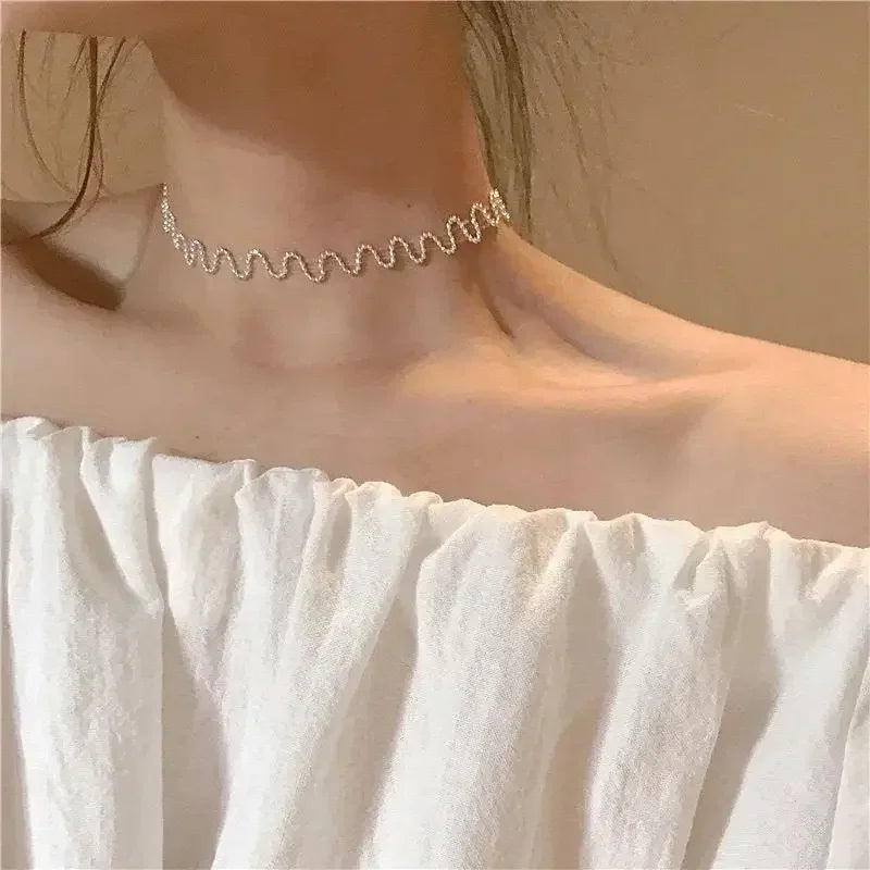 Exquisite Dolphin Star Blue Crystal Pendant Necklace For Women Fashion Personalized Daily Accessory Party Jewelry Birthday Gifts