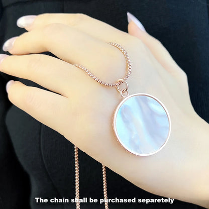 Pendants White Tree Rose Gold Color New Jewelry Romantic Symbol Balance 925 Sterling Silver Accessories Gift For Women