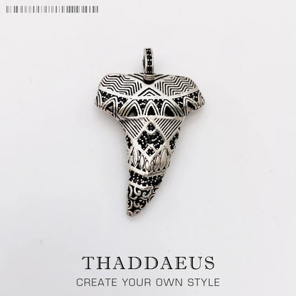 Pendant Black Love Knot Maori Cross Tooth Diver Fashion Rebel Street Jewelry Europe Bijoux Accessories Gift For Men Woman