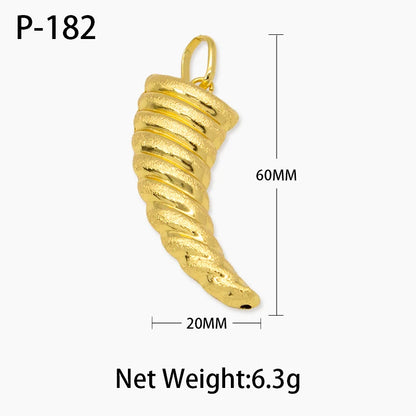 Pendant with Necklace For Women Men 24k Gold Plated Copper 33 Designs Wholesale Fashion Jewelry For Daily Wear Anniversary