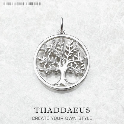 Pendant Tree Summer Fashion Jewelry Europe Style Bijoux Nature 925 Sterling Silver Romantic Gift For Woman