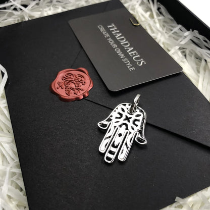 Pendant Hand of Fatima Brand New Fashion Glam Jewelry Europe 925 Sterling Silver Accessories Gift For Women Men