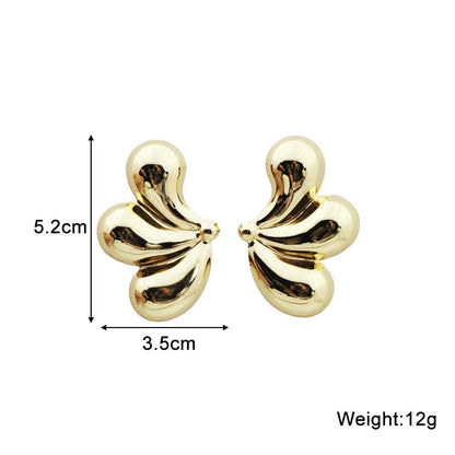 New Fashion Half Butterfly Women's Dangle Earrings Gold Color Animal Wings Unusual Earrings for Female Fashion Ear Jewelry