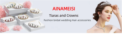 Fashion Crystal Bride Jewelry Set Rhinestone Silver-plated Wedding Dress Banquet Necklace Earring Set Ladies Gift