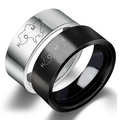 2023 New Punk Black Rings Thorns Vine Twine Red Rhinestones Hollow Unsex Couple Finger Ring Women Men Jewelry Gift