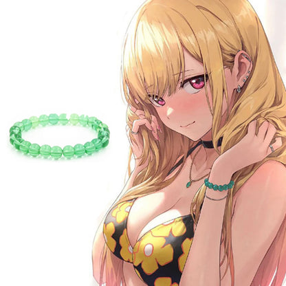 New Anime My Dress Up Darling Bracelet Marin Kitagawa Bead Bangle Bracelets Set for Women Girls Cosplay Prop Accessories