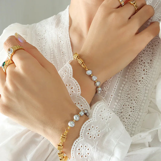 Hip Hop Bracelet Advanced European and American Ins Style Bracelet Stainless Steel Versatile Bracelet Fashion Handwear