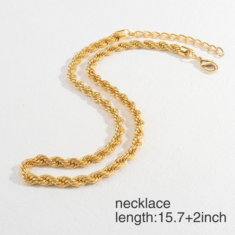Pendant Necklace with Chain Gold Plated Dubai African Accessories For Women Big Size Men Hip Hop Fashion Jewelry