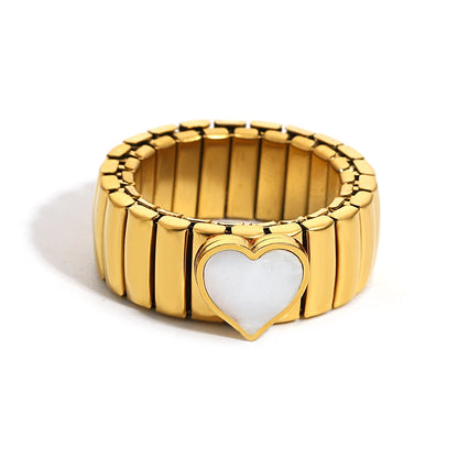 Greatera Elastic Love Ring Bangle For Women Men Fashion Multiple Stainless Steel Star Pattern Charm Watch Strap Bracelet Jewelry