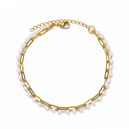 Elegant Zircon Flowers Bracelet For Women Girls Charm Gold Color Stainless Steel Plant Bracelets Luxury Designer Jewelry Gifts