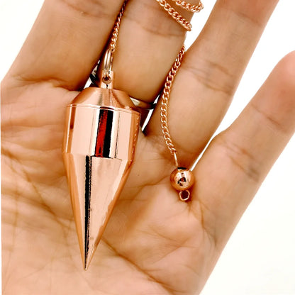 Pendant Divination Copper Pendulum for Fortune-telling Balancing Wicca Antique Dowsing Tool Wayne Pendulo Women Men Reiki Jewelr