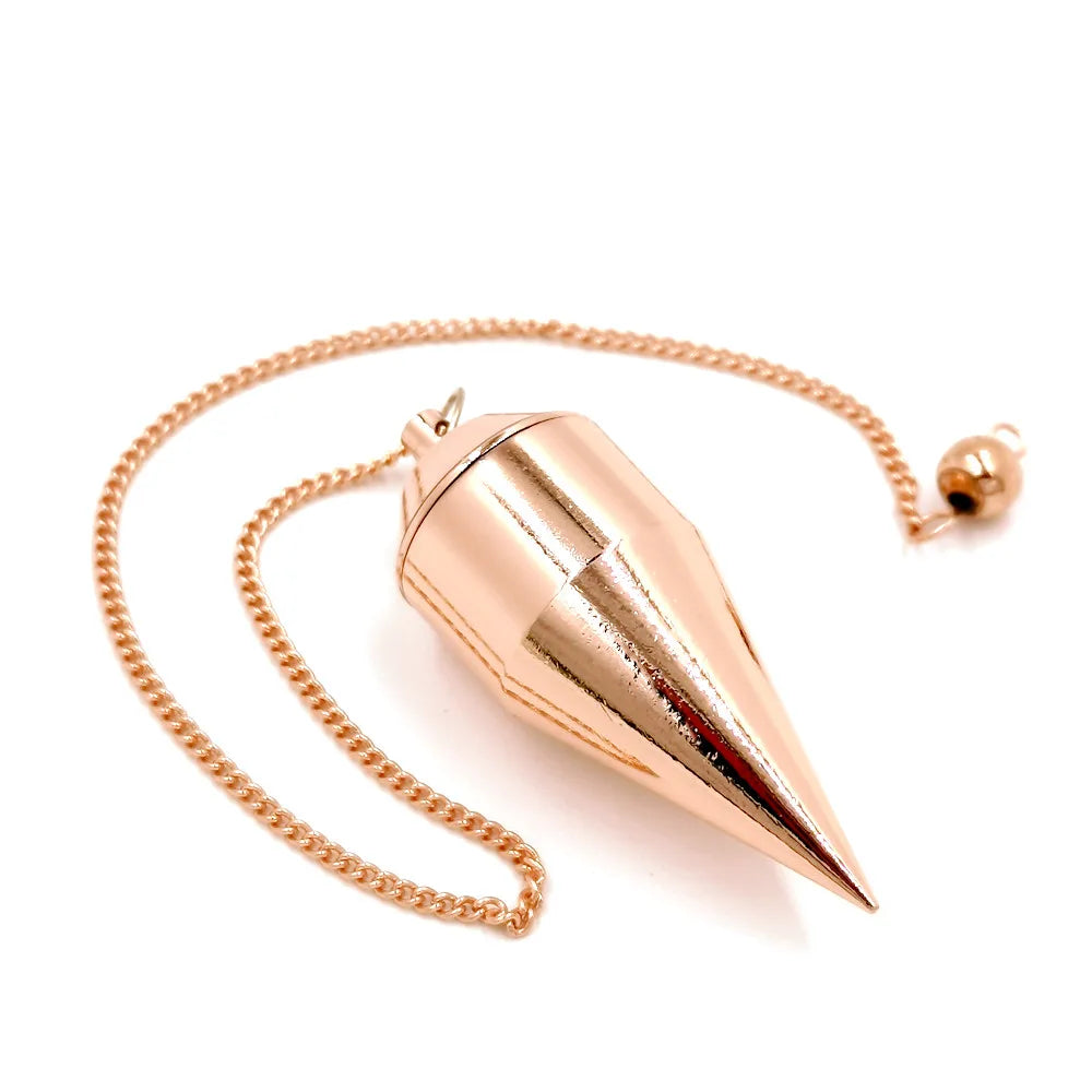 Pendant Divination Copper Pendulum for Fortune-telling Balancing Wicca Antique Dowsing Tool Wayne Pendulo Women Men Reiki Jewelr