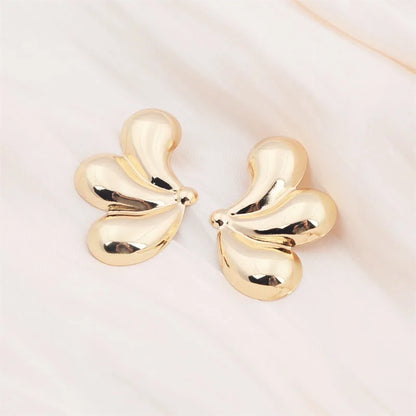 New Fashion Half Butterfly Women's Dangle Earrings Gold Color Animal Wings Unusual Earrings for Female Fashion Ear Jewelry