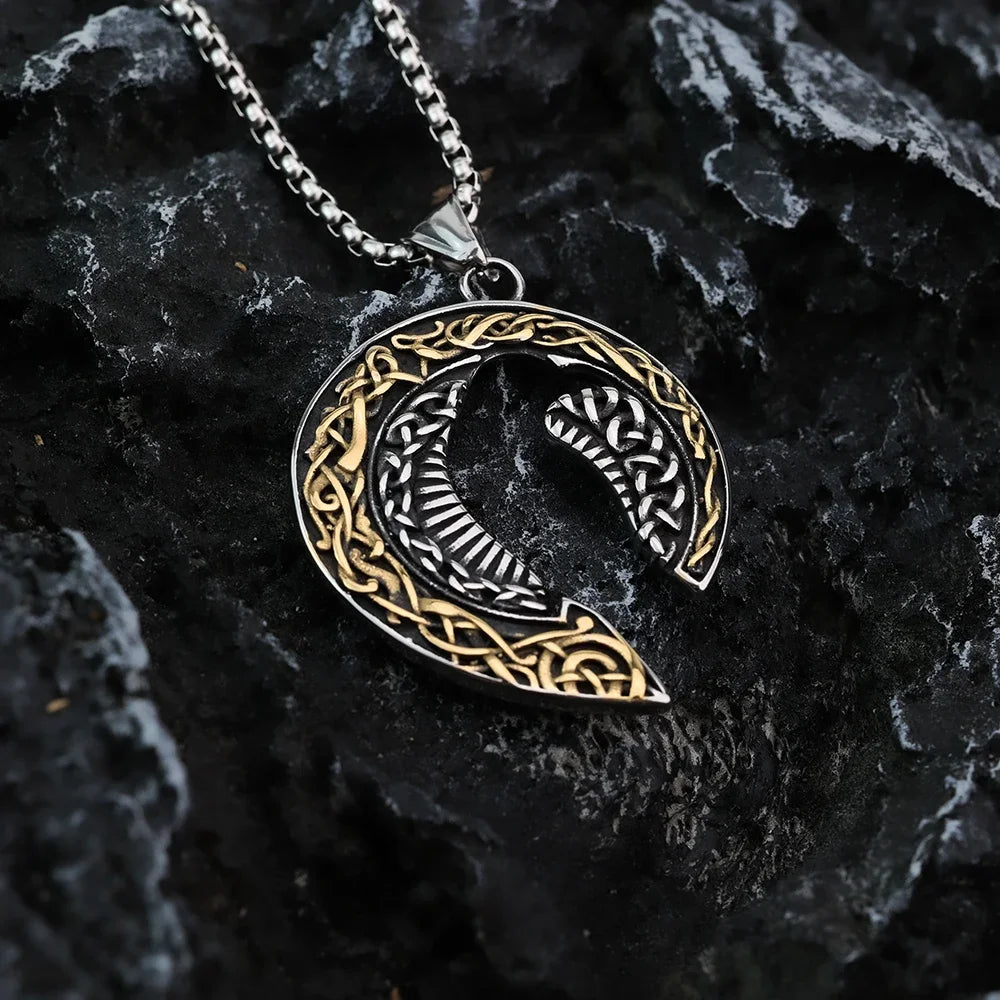 Pendente da uomo Semplice e Piccolo Titanio Acciaio Collana Gioielli