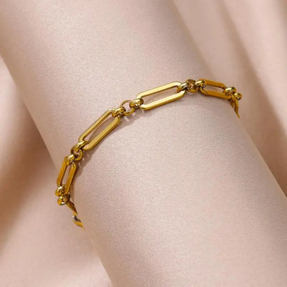 Anklets for Women Stainless Steel Stone Beaded Chain Anklet Summer Beach Accessories Boho Leg Bracelets Jewelry Tobilleras Mujer
