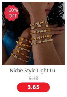 Hip Hop Bracelet Advanced European and American Ins Style Bracelet Stainless Steel Versatile Bracelet Fashion Handwear