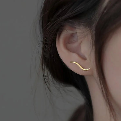New Fashion Trend Unique Design Elegant Delicate Long Snake Bone Chain Tassel Earrings Women Jewelry Wedding Party Premium Gifts