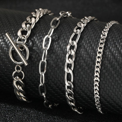 Stainless Steel Bracelet Set High-end Atmosphere Multi Bracelet Set Fashion Bracelet For Women Jewelry Gifts with a Difference