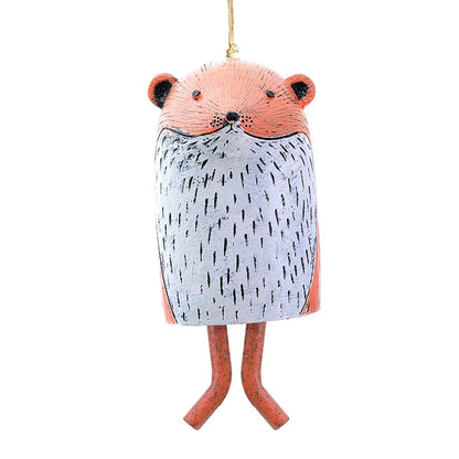 Garden Pendants Bohemian Courtyard Animal Wind Chime Pendants Fun Resin Crafts Home Courtyard Atmosphere Decorations
