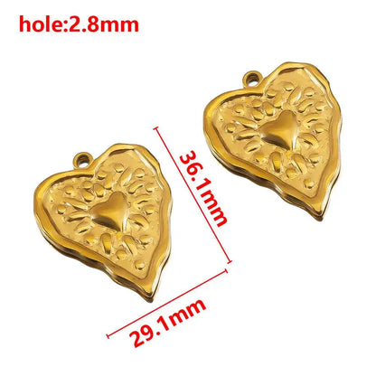 Stainless Steel Pendants Collection Cute Marine Style Pendants Various Earring Components DIY Necklace Jewelry Accessories