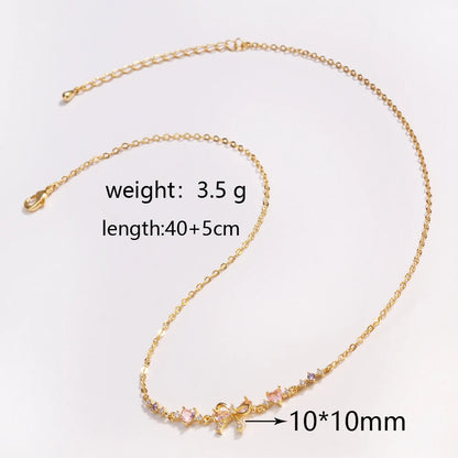 Instagram Style Cute and Sweet Bracelet Love Zircon Butterfly Festival Bracelet Women's Valentine's Day Gift Jewelry