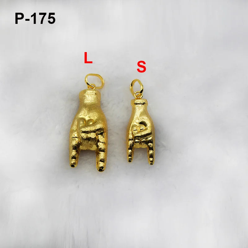 Pendant with Necklace For Women Men 24k Gold Plated Copper 33 Designs Wholesale Fashion Jewelry For Daily Wear Anniversary