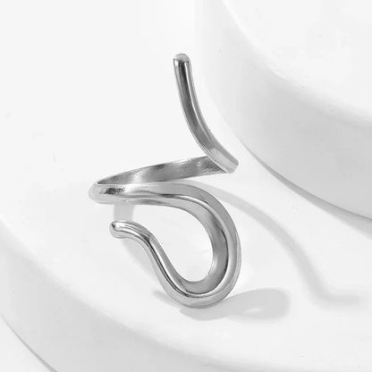 LATS Stainless Steel Gold Color Rings for Women Men 2024 Colorfast Popular Party Personalized Exaggerated Charms Jewelry Gifts